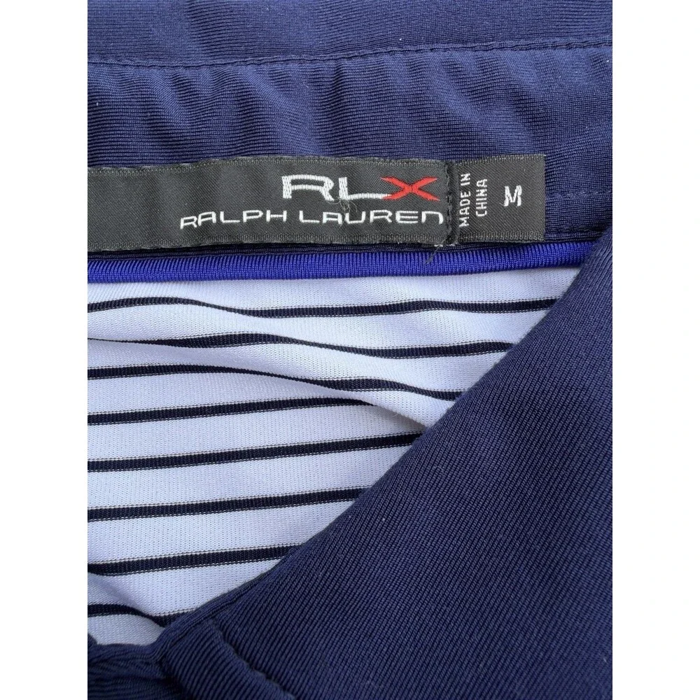 RLX Ralph Lauren Polo Shirt Mens Large* Striped 2014 PGA Championship Valhalla